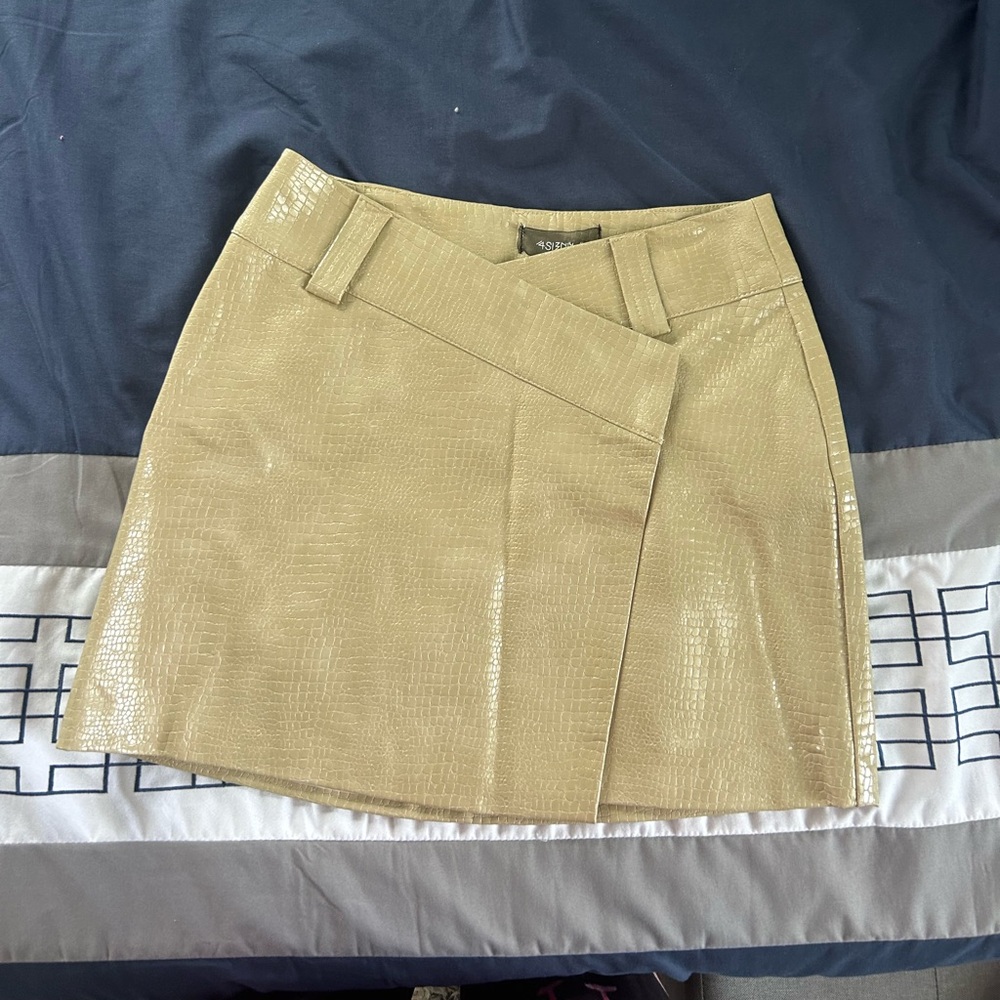 Leather Mini Skirt